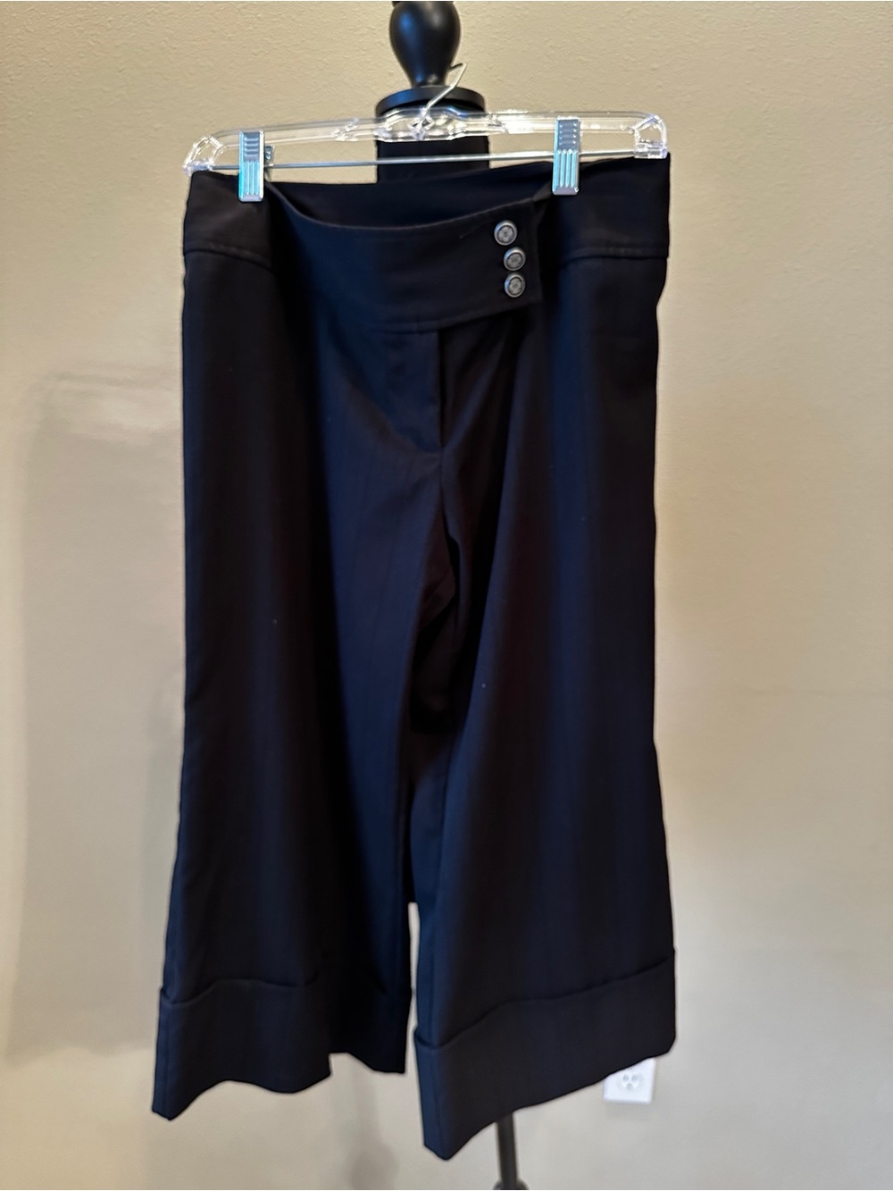 Vintage 90s Low Waist, Wide-Leg, Cropped CUTE Gaucho Pants